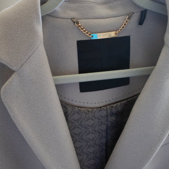 Grey Wool Coat - Picture 3 of 4